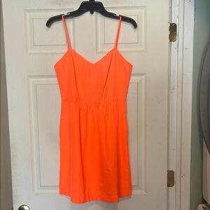 J. Crew Bright Orange Cami Dress Size 4